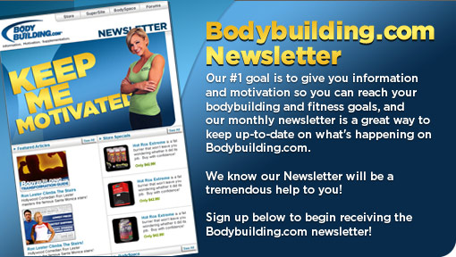 Bodybuilding.com newsletter