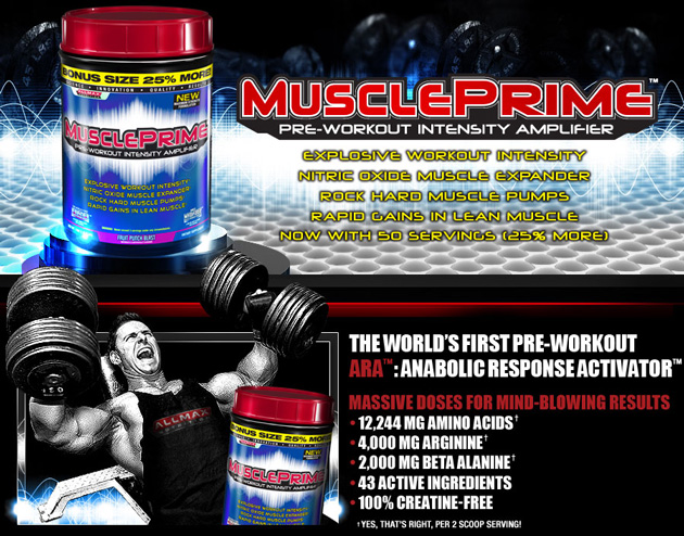 Muscle Prime Pre-workout Intensity Amplifier!*