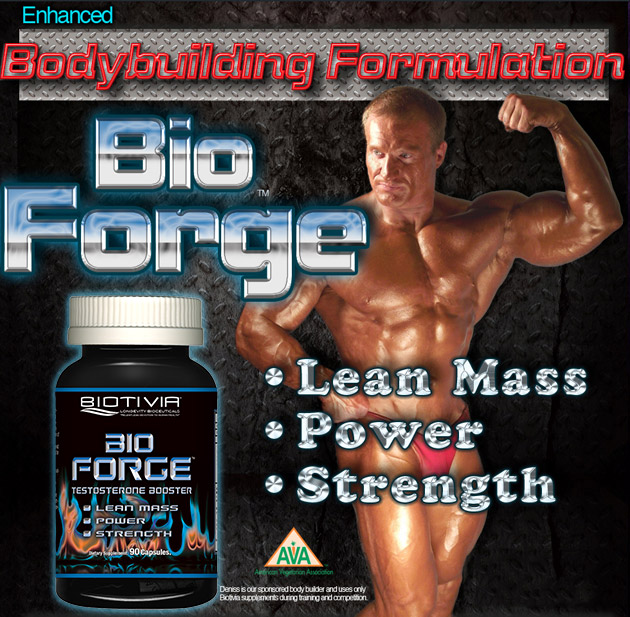 Enhanced Bodybuilding Formulation: Bio Forge. Lean Mass, Power, Strength.