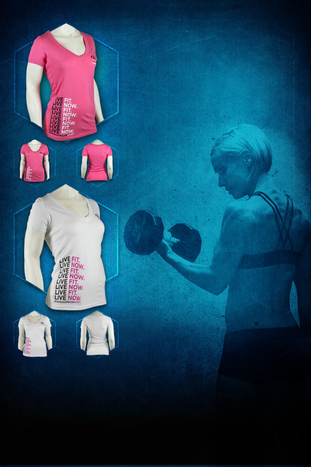 Jamie Eason LiveFit Deep V-Tee