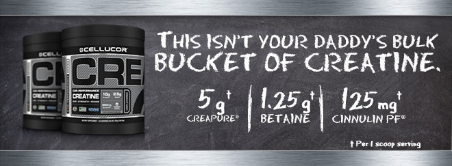 This isn't your daddy's bulk bucket of creatine. 5g Creapure, 1.25g Betaine, 125mg Cinnulin PF - Per 1 scoop serving