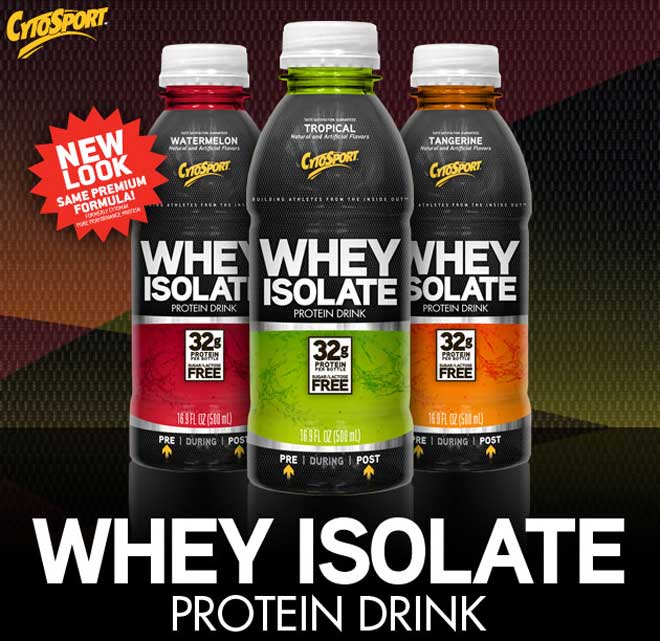 Cytosport. New Look, Same Premium Formula. WHEY ISOLATE PROTEIN DRINK.