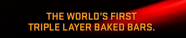 The World's First Triple Layer Baked Bars.