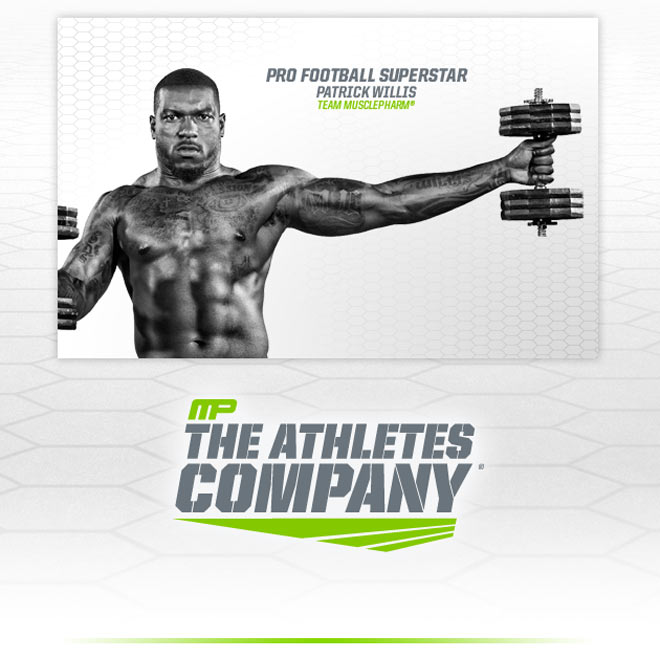 Pro Footbal Superstar Patrick Willis - Team MusclePharm. MP The Athletes Company