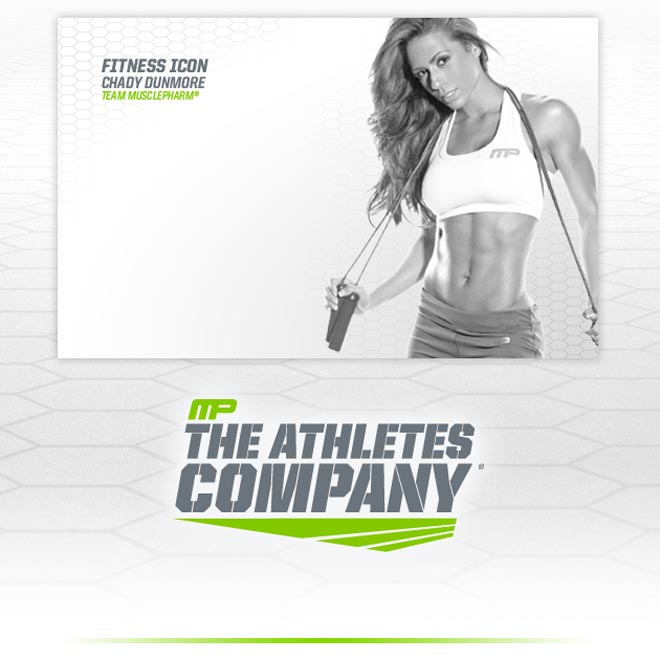 Fitness Icon Chady Dunmore - Team MusclePharm. MP The Athletes Company