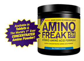 Amino Freak Available in Tablets & Concentrated Amino Powder!