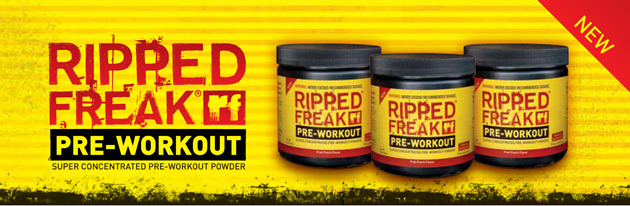 New RIPPED FREAK PRE-WORKOUT: Super Concentrated Pre-Workout Powder