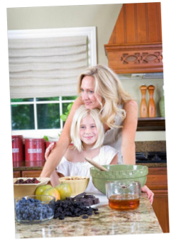 Veronica with daughter