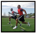 football sprint