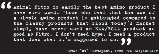 Animal Nitro Quote