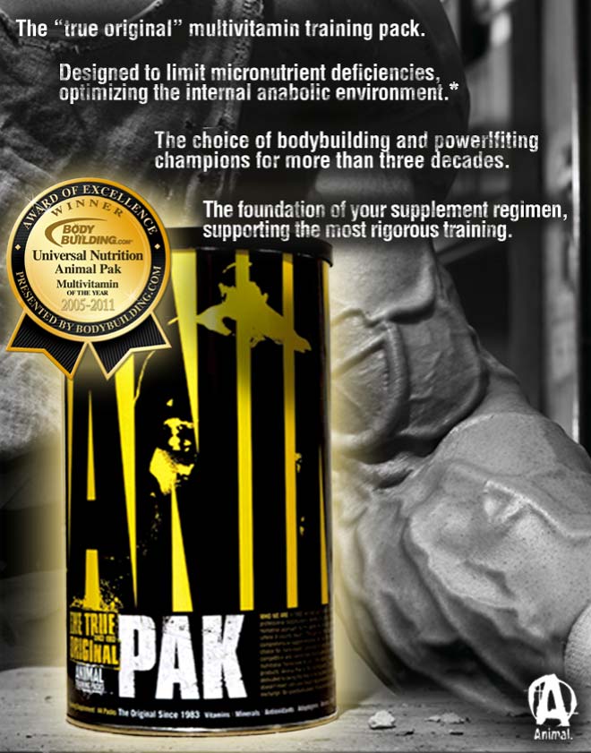 Animal Pak Ingredients