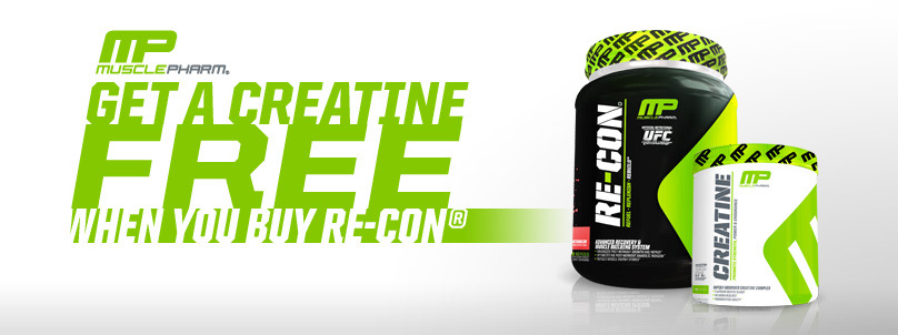 Get A MusclePharm Creatine Free, When You Buy MusclePharm Re-Con!
