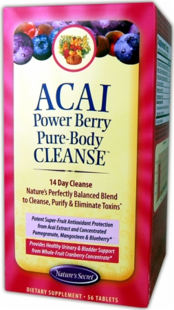 Nature's Secret ACAI Power Berry Pure-Body Cleanse - 56 Tablets Nature's Secret ACAI Power Berry Pure-Body Cleanse - 56 Tablets
