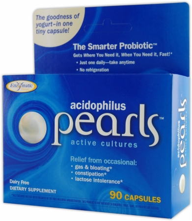Enzymatic Therapy Acidophilus Pearls - 90 Pearls Enzymatic Therapy Acidophilus Pearls - 90 Pearls