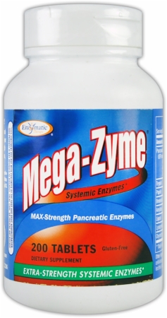 Enzymatic Therapy Mega-Zyme - 200 Tablets Enzymatic Therapy Mega-Zyme - 200 Tablets