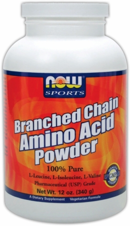 NOW Branched Chain Amino Acid Powder - 340 Grams - Unflavored
