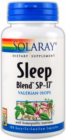 Solaray Sleep Blend SP-17 - 100 Capsules Solaray Sleep Blend SP-17 - 100 Capsules
