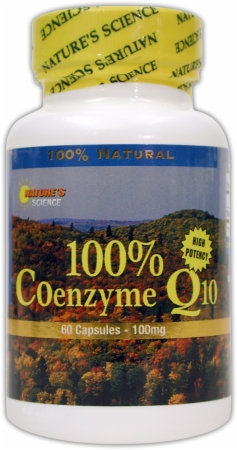 Nature's Science 100% COenzyme Q10 - 50mg/120 Capsules