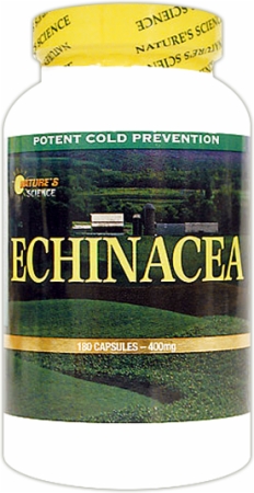 Nature's Science Echinacea - 400mg/180 Capsules