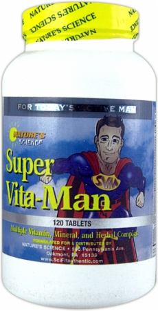 Nature's Science Super Vita-Man - 120 Tablets