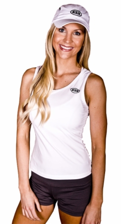 Buff Body Ladies Tank - White - Small