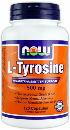 NOW L-Tyrosine - 60 Capsules