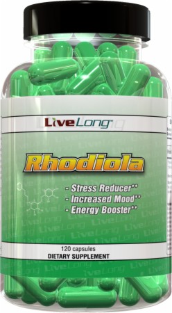 LiveLong Nutrition Rhodiola - 120 Capsules LiveLong Nutrition Rhodiola - 120 Capsules