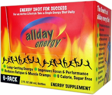 SKY Nutrition AllDay Energy - 6 - 2 Fl. Oz. Bottles - Blend Of Citrus SKY Nutrition AllDay Energy - 6 - 2 Fl. Oz. Bottles - Blend Of Citrus