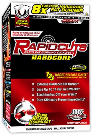 AllMax Nutrition Rapidcuts Hardcore - 120 Capsules
