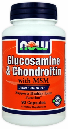 NOW Glucosamine Chondroitin with MSM - 90 Capsules
