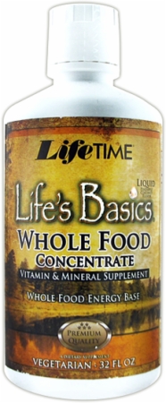 LifeTime Life's Basics Liquid Whole Food Concentrate Multi - 32 Fl. Oz. - Unflavored LifeTime Life's Basics Liquid Whole Food Concentrate Multi - 32 Fl. Oz. - Unflavored
