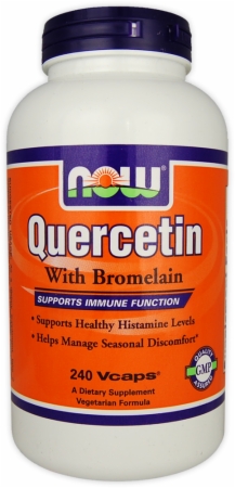 NOW Quercetin With Bromelain - 240 Vcaps
