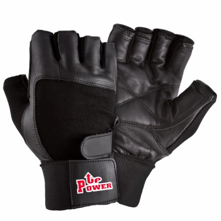 Gloves: Power Wrist Wrap Performance Gloves, Small