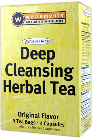 Wellements Naturally Klean Deep Cleansing Herbal Tea - 4 Tea Bags