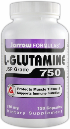 Jarrow Formulas L-Glutamine 750 - 750mg/120 Capsules Jarrow Formulas L-Glutamine 750 - 750mg/120 Capsules
