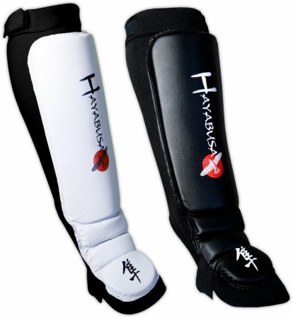 Hayabusa Pro Shin-Instep Guards - Black - L/XL