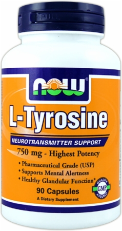 NOW L-Tyrosine 750 - 750mg/90 Capsules