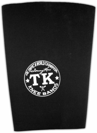 Tommy Kono Knee Bands - Black - Medium Tommy Kono Knee Bands - Black - Medium
