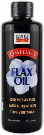 HFS Omega-3 Flax Oil - 16 Fl. Oz. - Unflavored