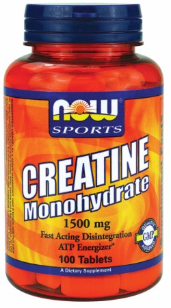 NOW Creatine Monohydrate Tabs - 1500mg/250 Tablets