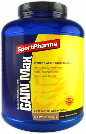 SportPharma GAIN Max - 6 Lbs. - Vanilla