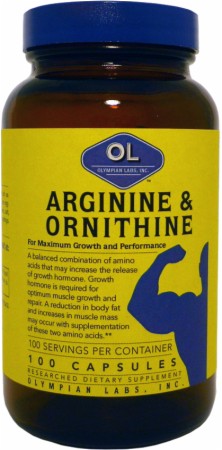 Olympian Labs Arginine Ornithine - 100 Capsules Olympian Labs Arginine Ornithine - 100 Capsules