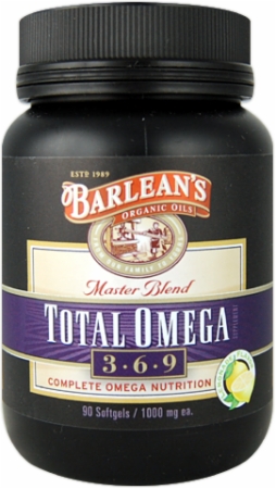 Barlean's Total Omega Softgels - 90 Softgels - Lemonade