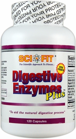 SciFit Digestive Enzymes Plus - 120 Capsules