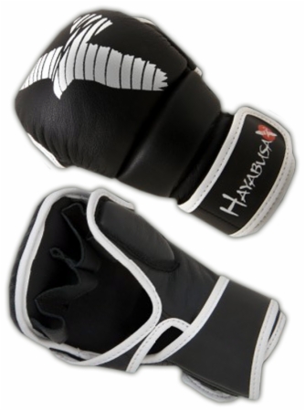 Hayabusa Pro Hybrid MMA Gloves - Black - S/M