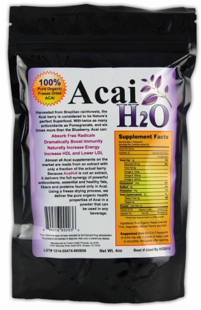 Fusion Health Products AcaiH2O - 4 Oz. Fusion Health Products AcaiH2O - 4 Oz.