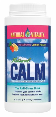 Natural Vitality Natural Calm - 16 Oz. - Raspberry-Lemon Natural Vitality Natural Calm - 16 Oz. - Raspberry-Lemon