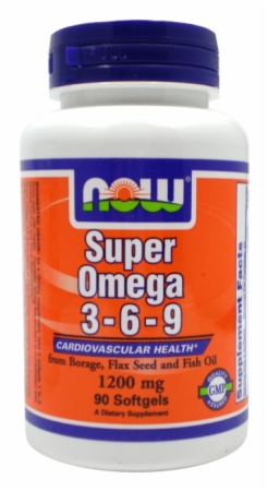 NOW Super Omega 3-6-9 - 180 Softgels