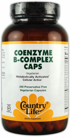Country Life Coenzyme B-Complex Caps - 240 Vcaps