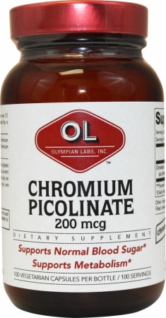 Olympian Labs Chromium Picolinate - 100 Capsules Olympian Labs Chromium Picolinate - 100 Capsules